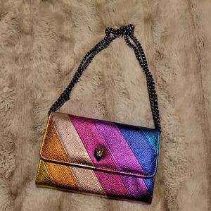 Kurt Geiger Kensington Chain Wallet multicolor metallic